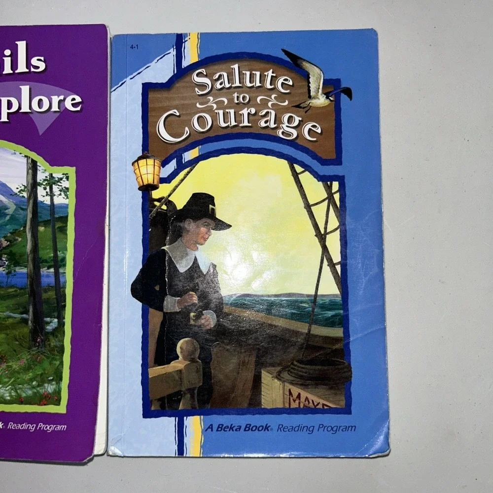 ABeka 4th grade‎ readers (Salute to Courage/Liberty Tree/Trails To Explore)